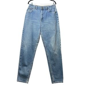 Riders by Lee High Waist Mom Jeans Tapered Leg Denim Blue Vintage 30x31‎ no tag